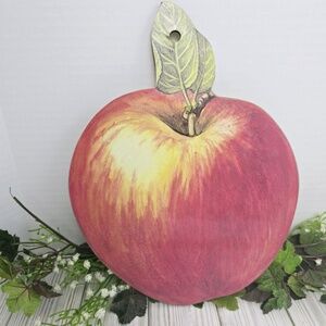 Vintage Natures Design Melamineβ Chopping Board 9 Apple Motif, Made in Italy